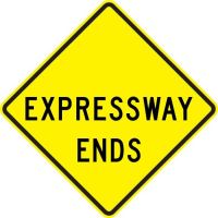 Expressway Ends Signs W19-4