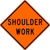 W21-5 Shoulder Work Sign