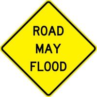 Road May Flood Signs W8-18
