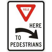 Yield to Pedestrians Right R1-5aR