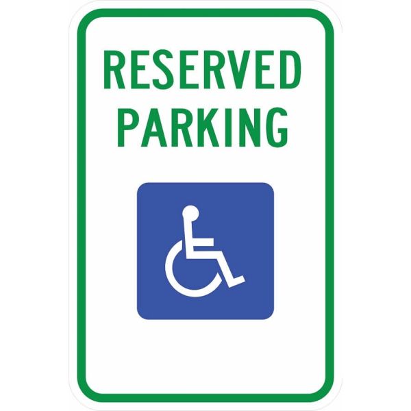 Alaska Handicap Parking Sign R7-8 Al